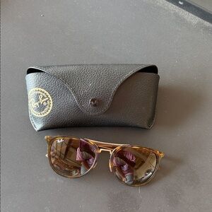 Ray-Ban Brown Sunglasses with Black Case